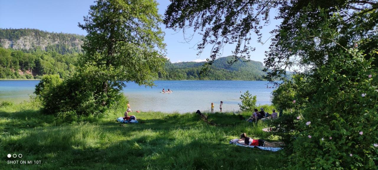 Le Jura En Toutes Saisons Piscine, Spa, Location Vtt, Balades 2Cv, Climatisation Bonlieu Eksteriør billede