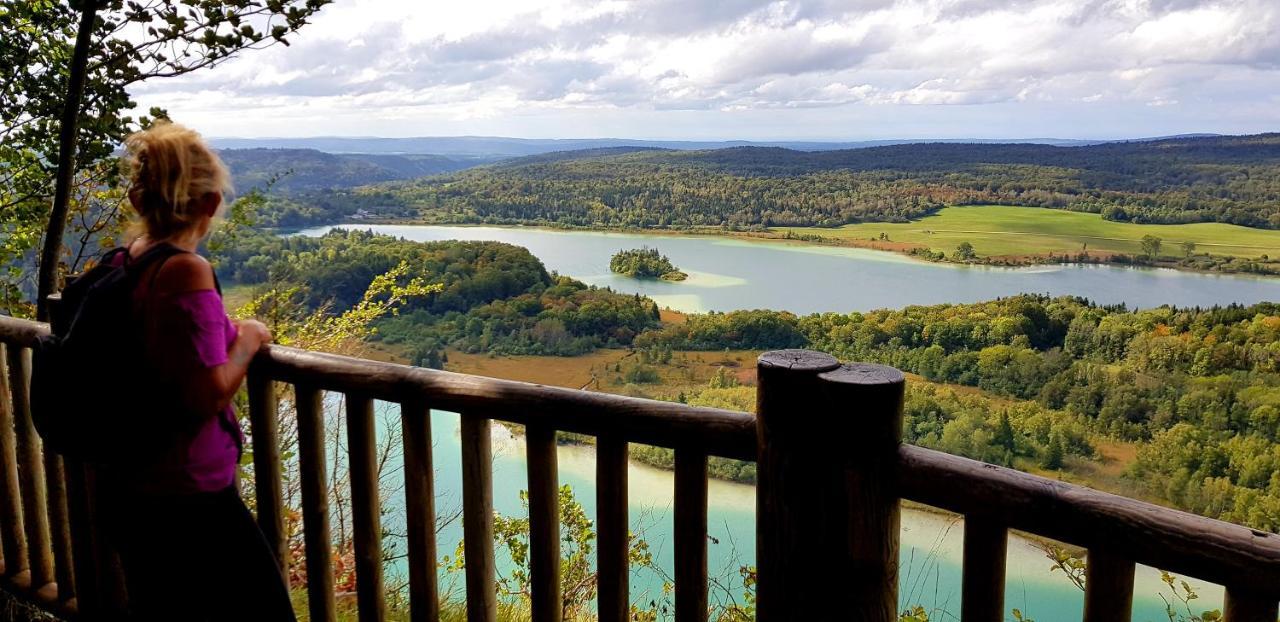 Le Jura En Toutes Saisons Piscine, Spa, Location Vtt, Balades 2Cv, Climatisation Bonlieu Eksteriør billede
