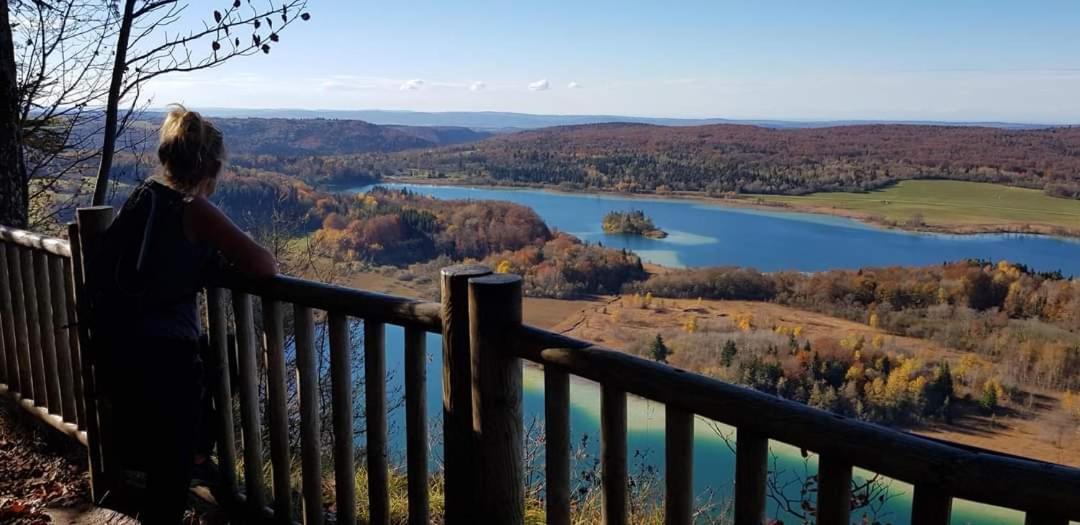 Le Jura En Toutes Saisons Piscine, Spa, Location Vtt, Balades 2Cv, Climatisation Bonlieu Eksteriør billede